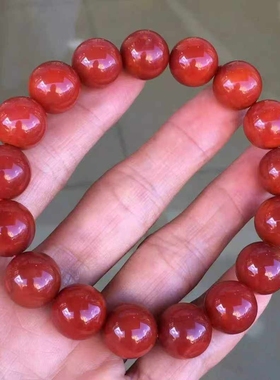 瓦西南红满肉锦红男女通用款手串珠宝饰品diy配饰精美手串项链女