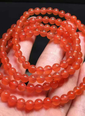 天然南红保山冰红四圈手链盐源吊坠手串108珠毛衣链塔链青金海纹