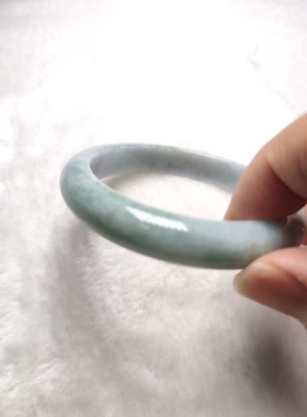 天然翡翠手镯紫罗兰手镯58.9㎜，飘紫飘绿飘黄 58.9*11*8㎜