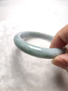 天然翡翠手镯紫罗兰手镯58.9㎜，飘紫飘绿飘黄 58.9*11*8㎜