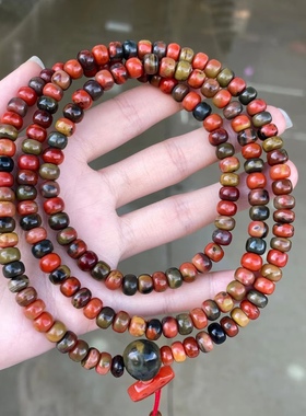 天然南红包浆老型珠毛衣链单珠饰品1234567890㎜手串手链满肉百搭