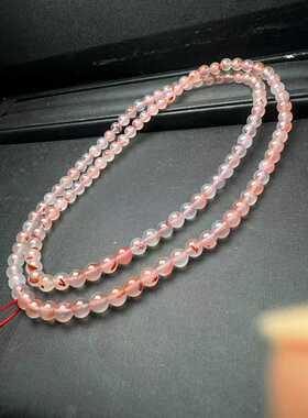 精品凉山南红玛瑙佛珠高冰飘花6㎜多圈手串手链百搭时尚复古流行