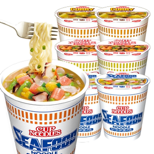 日清合味道日本配方桶装方便面泡面整箱装宿舍冲泡速食品官方正品