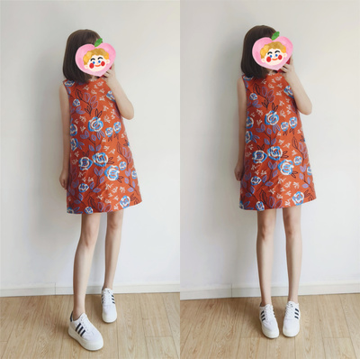 秋冬超气质的A字无袖连衣裙