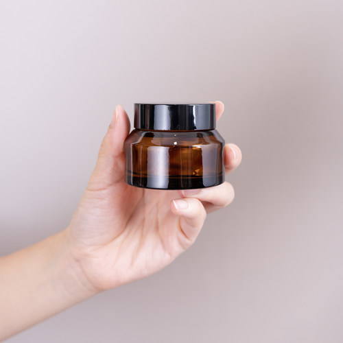 遮光玻璃膏霜瓶旅行面霜瓶