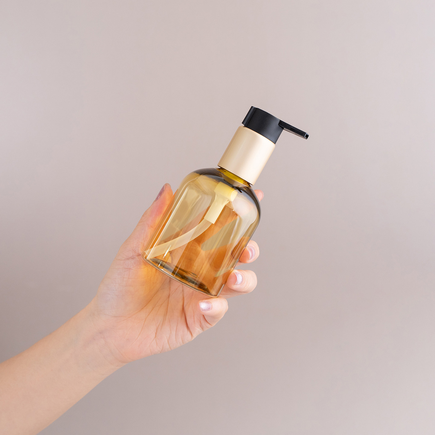 优质高档塑料PET油泵瓶茶籽油分装空瓶乳液瓶沐浴露洗发水按摩油