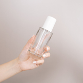 透明玻璃瓶加厚高档精华液精油茶油爽肤水粉水分装 按压瓶膏霜瓶