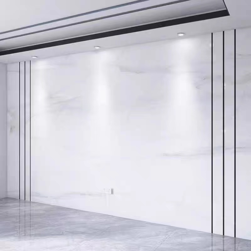 电视背景墙大理石纹壁画2025新款8d壁纸3d立体轻奢高级感壁布装饰