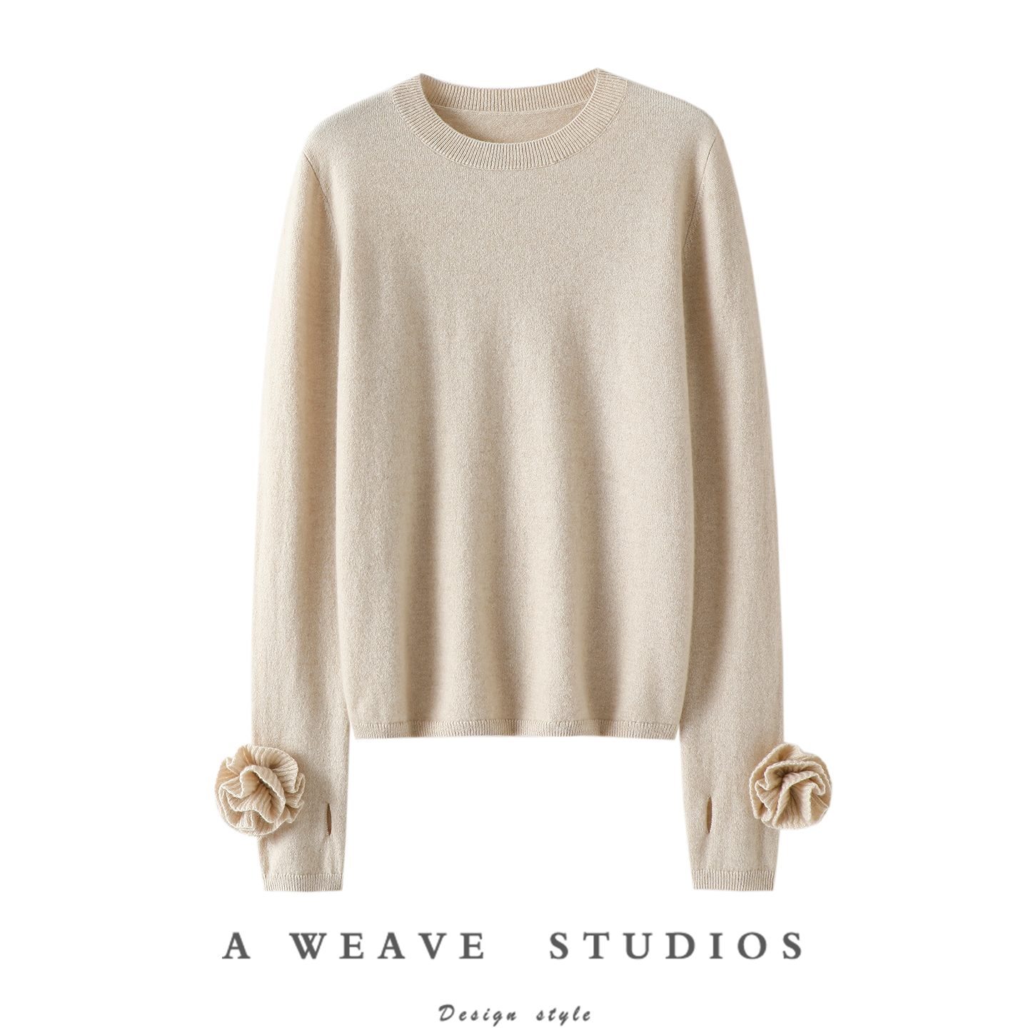 启超官方高端100%纯山羊绒衫