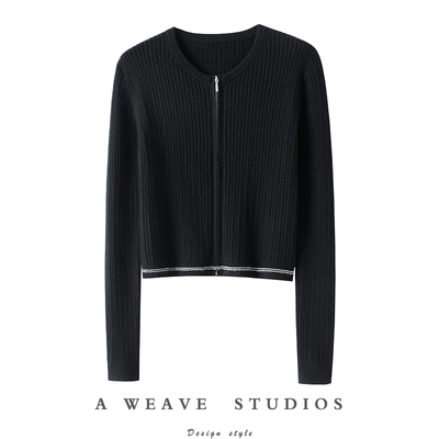 启超官方高端100%纯山羊绒衫