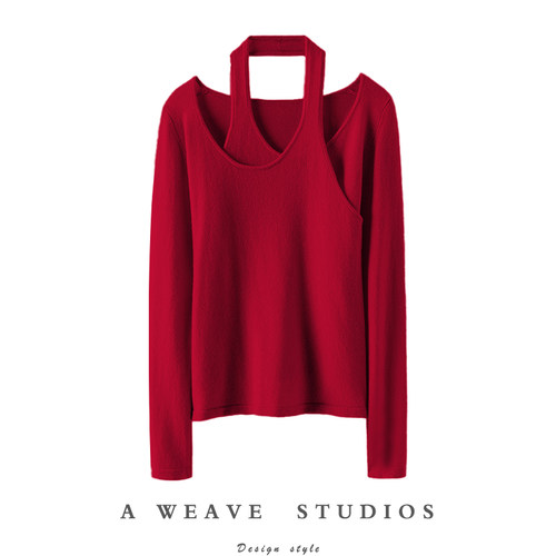 启超高端100%纯山羊绒衫