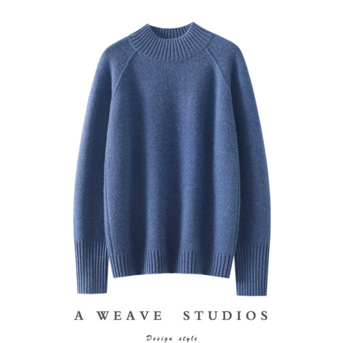 启超官方高端100%纯山羊绒衫