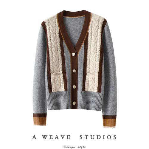 启超官方高端100%纯山羊绒衫