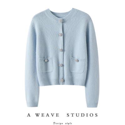 启超官方高端100%纯山羊绒衫