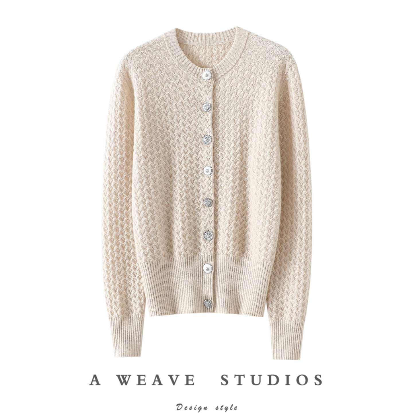 启超官方高端100%纯山羊绒衫