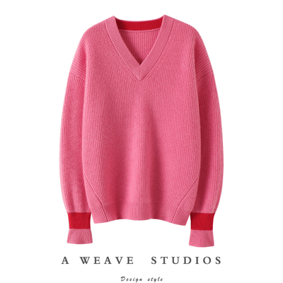 启超官方高端100%纯山羊绒衫