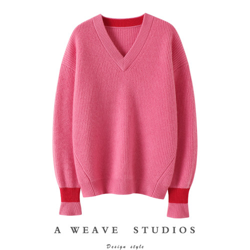 启超官方高端100%纯山羊绒衫