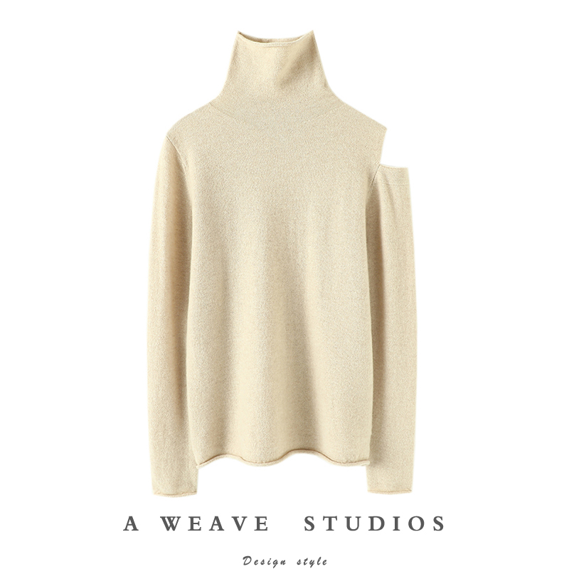 启超官方高端100%纯山羊绒衫