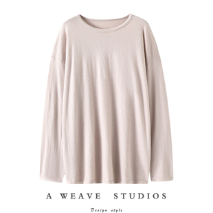 女中长款 精纺山羊绒衫 纯羊绒毛衣宽松 舒适质感太好了 百穿不厌