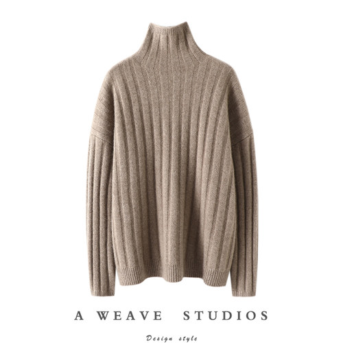 启超官方高端100%纯山羊绒衫