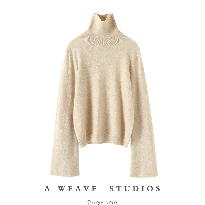 启超高端100%纯山羊绒衫