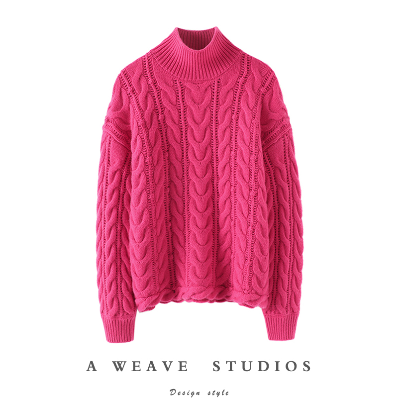 启超官方高端100%纯山羊绒衫