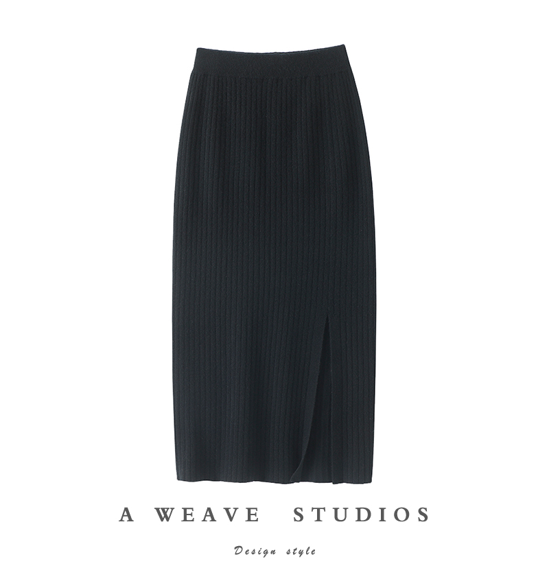 启超高端100%纯山羊绒裙