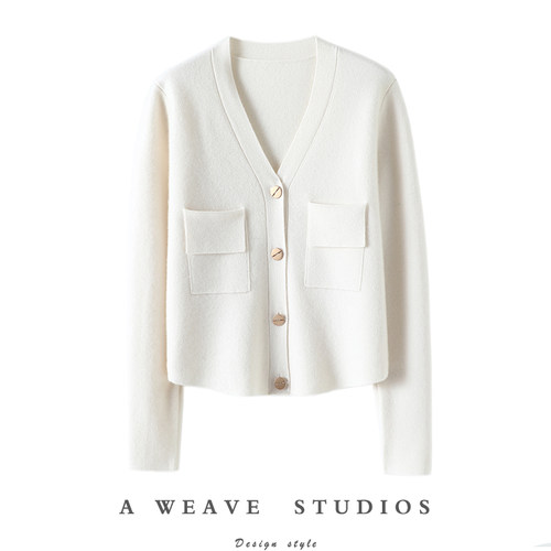 启超高端100%纯山羊绒衫