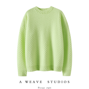 不费脑穿搭!加厚100%纯山羊绒衫女圆领纯羊绒毛衣宽松秋冬新品