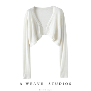 外搭披肩女薄外套罩衫 气质满分 羊绒针织开衫 防晒小坎肩短款 夏季