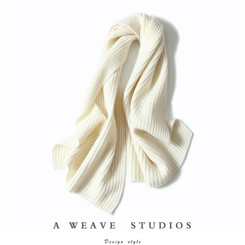 启超官方高端100%纯山羊绒围巾