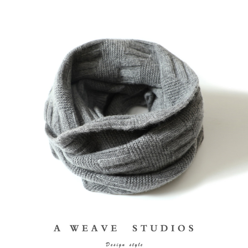 启超高端100%纯山羊绒围脖