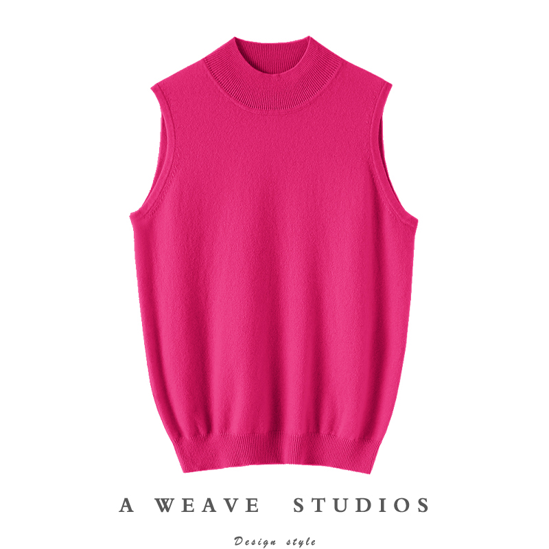 启超高端100%纯山羊绒衫