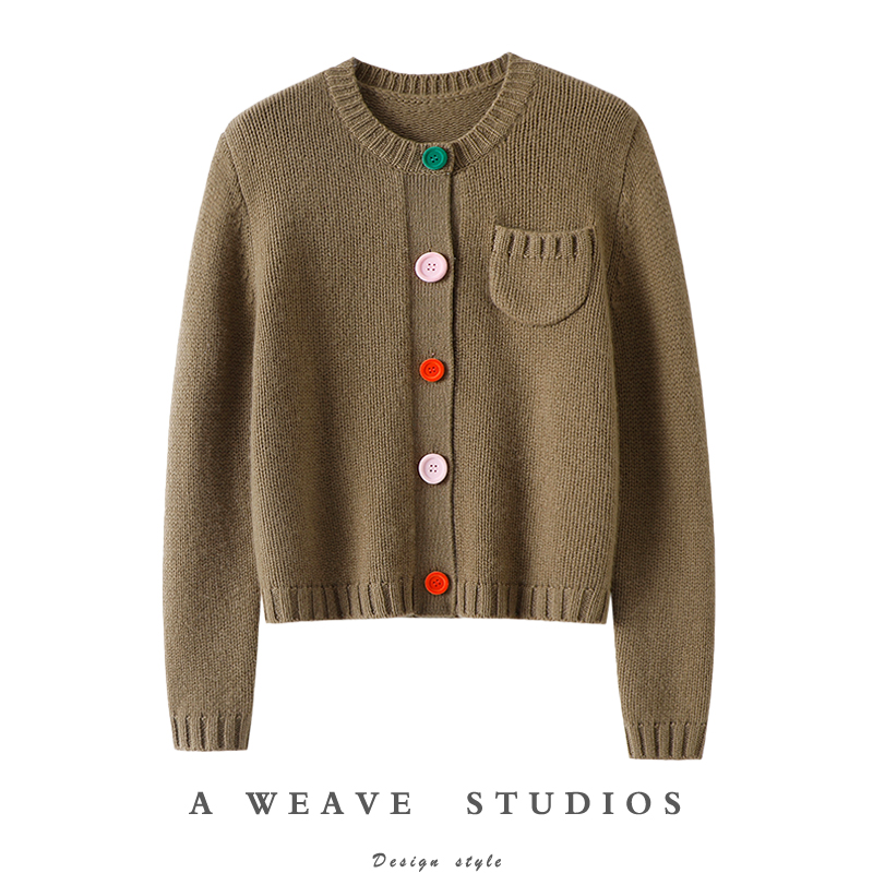 启超官方高端100%纯山羊绒衫