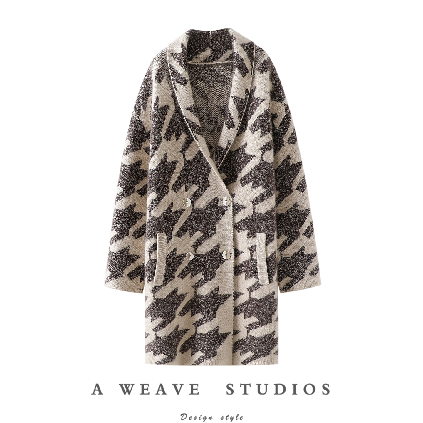 启超官方高端100%纯山羊绒开衫