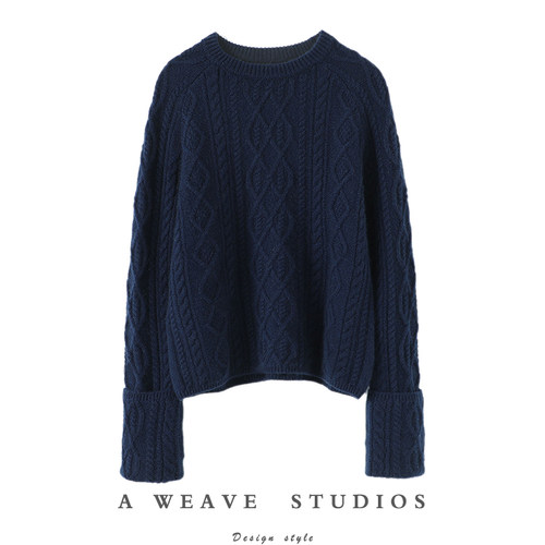 启超高端100%纯山羊绒衫