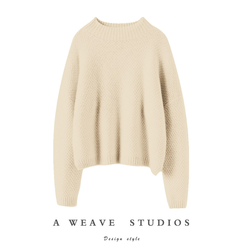 启超不动声色敲级美！气质米白100%纯山羊绒衫女加厚泡泡袖毛衣,女装/女士精品,羊绒衫,淘宝优惠券,粉丝福利购,淘宝优惠卷