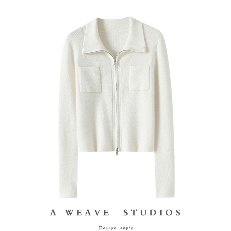 启超官方高端100%纯山羊绒衫