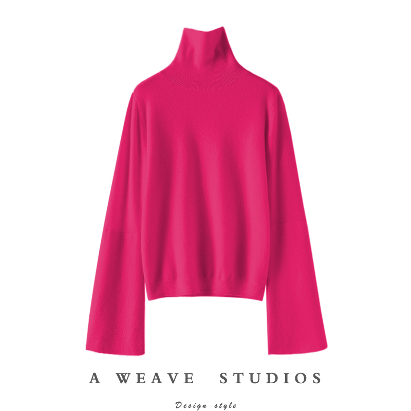 启超高端100%纯山羊绒衫