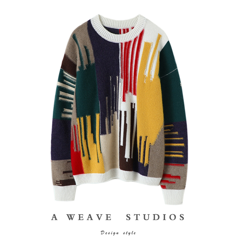 启超官方高端100%纯山羊绒衫