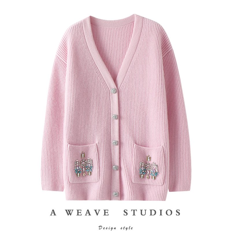 启超官方高端100%纯山羊绒衫