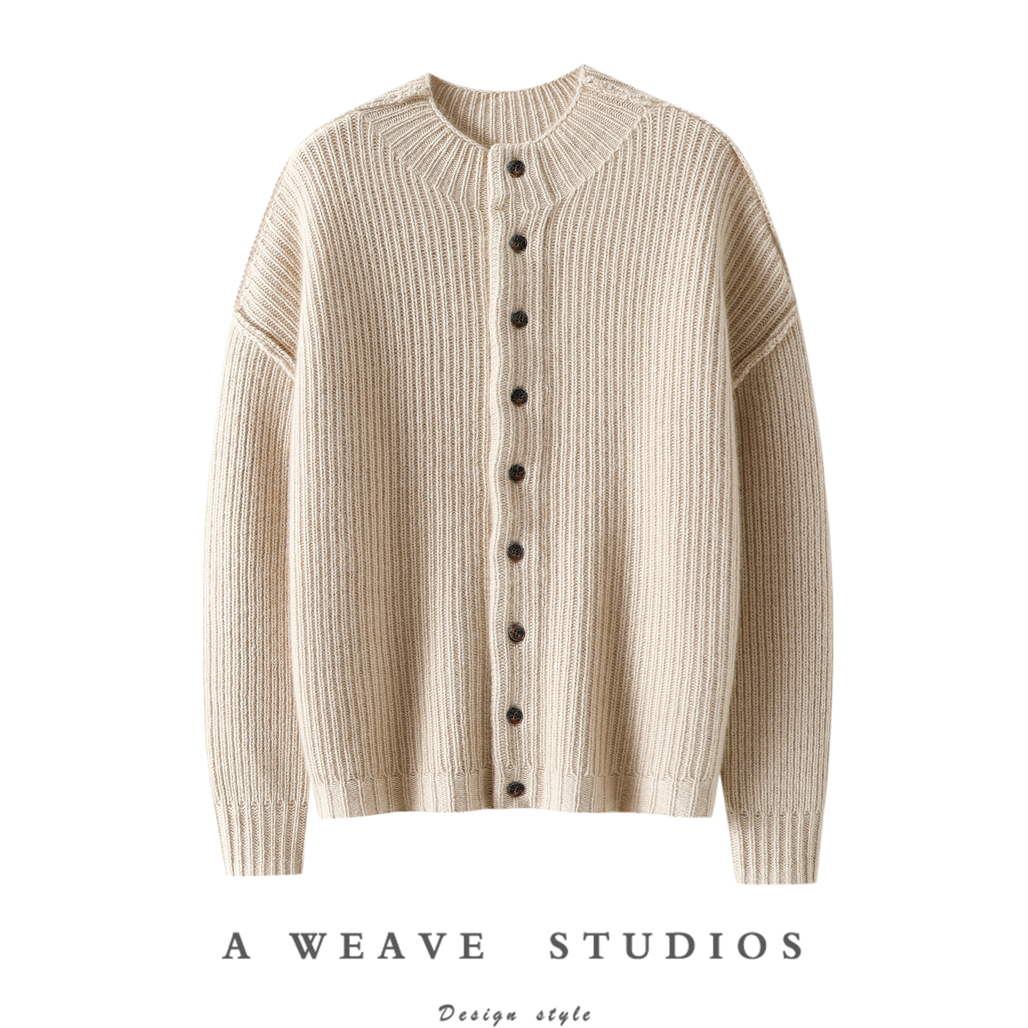 启超官方高端100%纯山羊绒衫