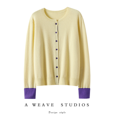 启超官方高端100%纯山羊绒衫