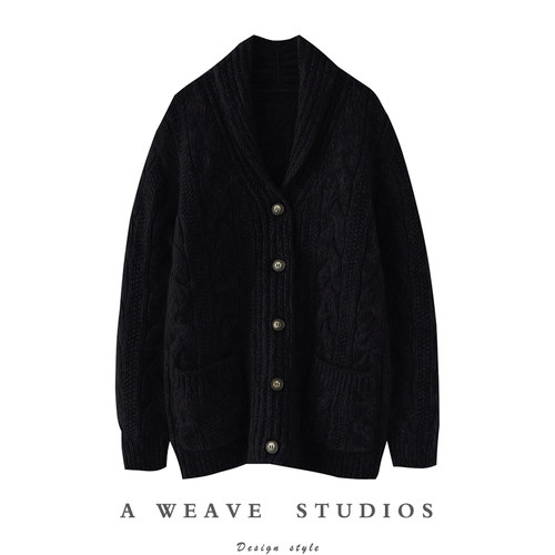 启超高端100%纯山羊绒衫