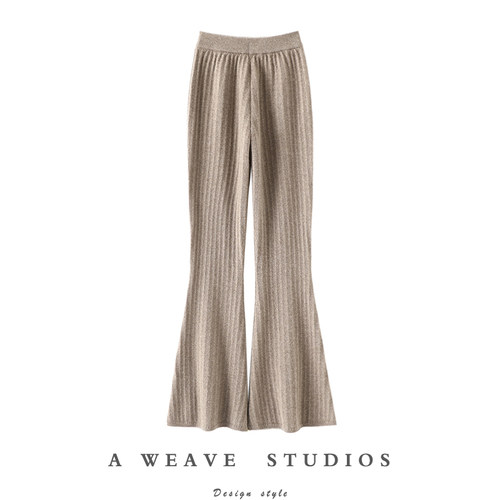 启超官方高端100%纯山羊绒裤