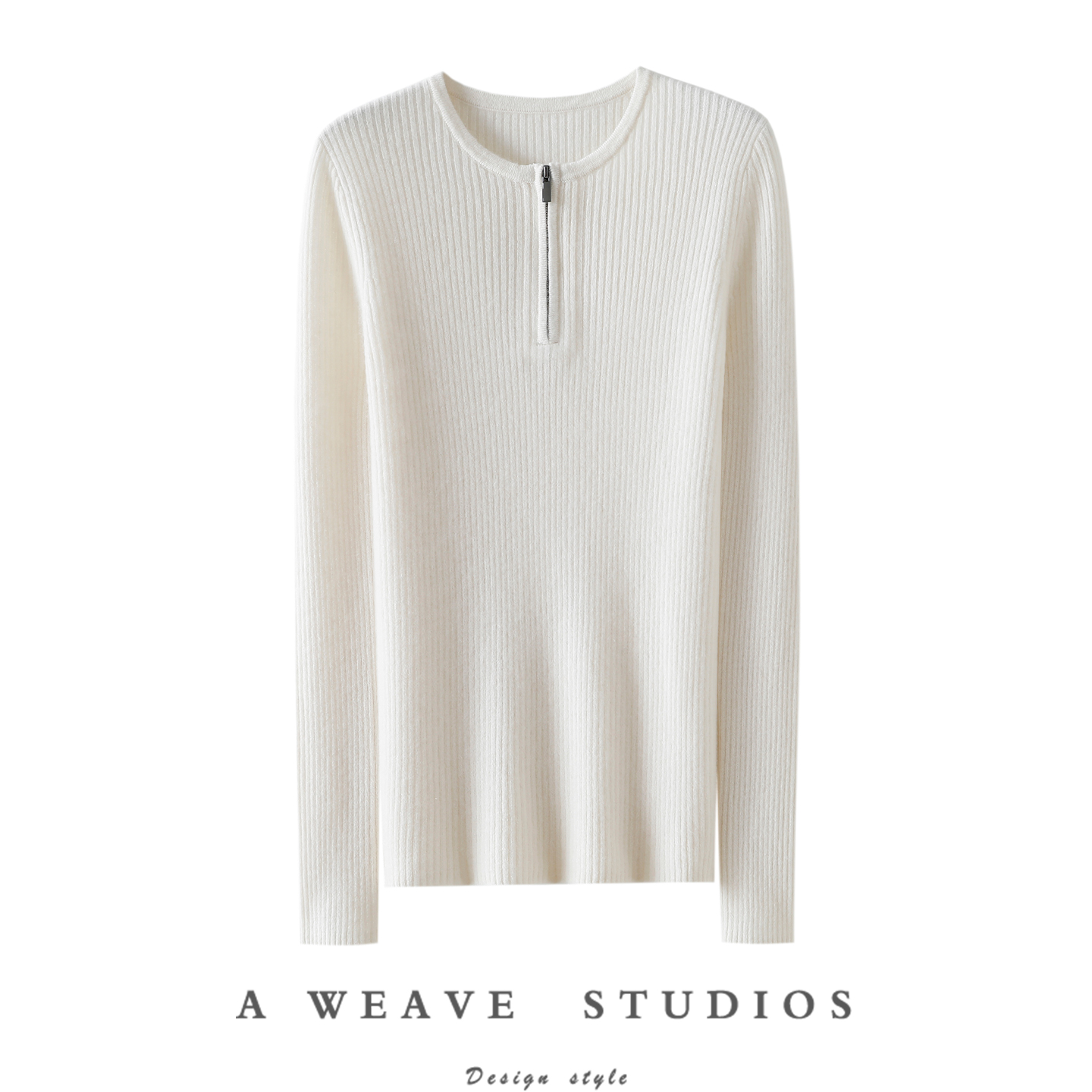 启超官方高端100%纯山羊绒衫