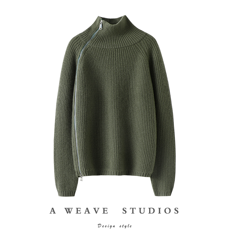 启超官方高端100%纯山羊绒衫