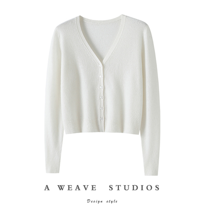 启超官方高端100%纯山羊绒衫