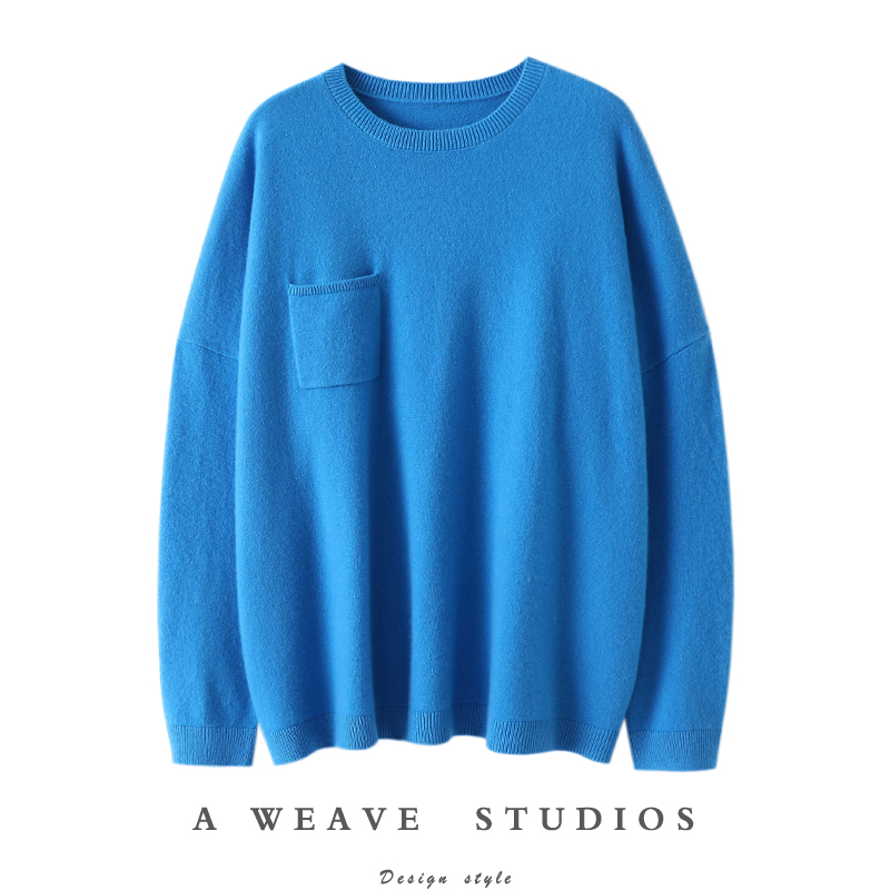 启超高端100%纯山羊绒衫