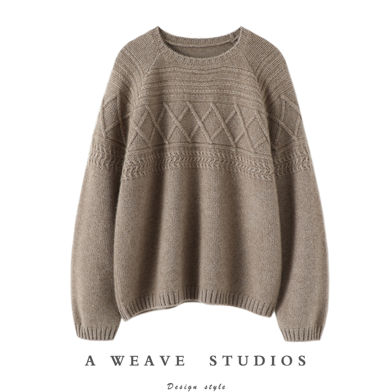 启超官方高端100%纯山羊绒衫